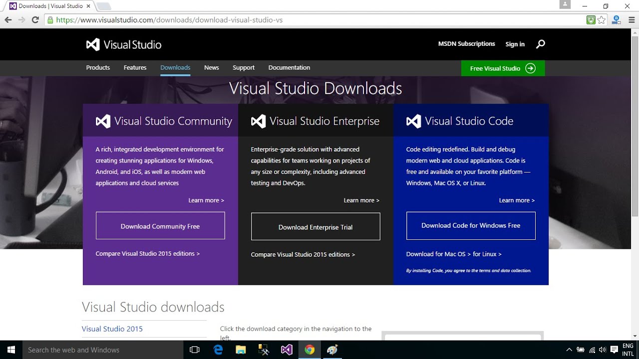 Visual Studio Enterprise Free Download